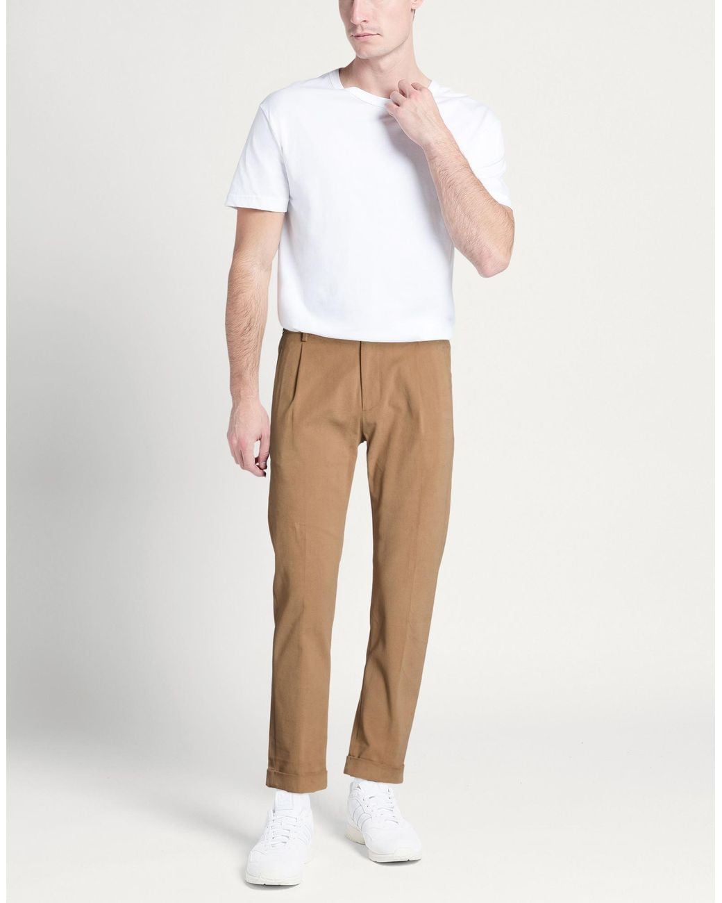 Berwich Natural Pants Cotton, Elastane for men