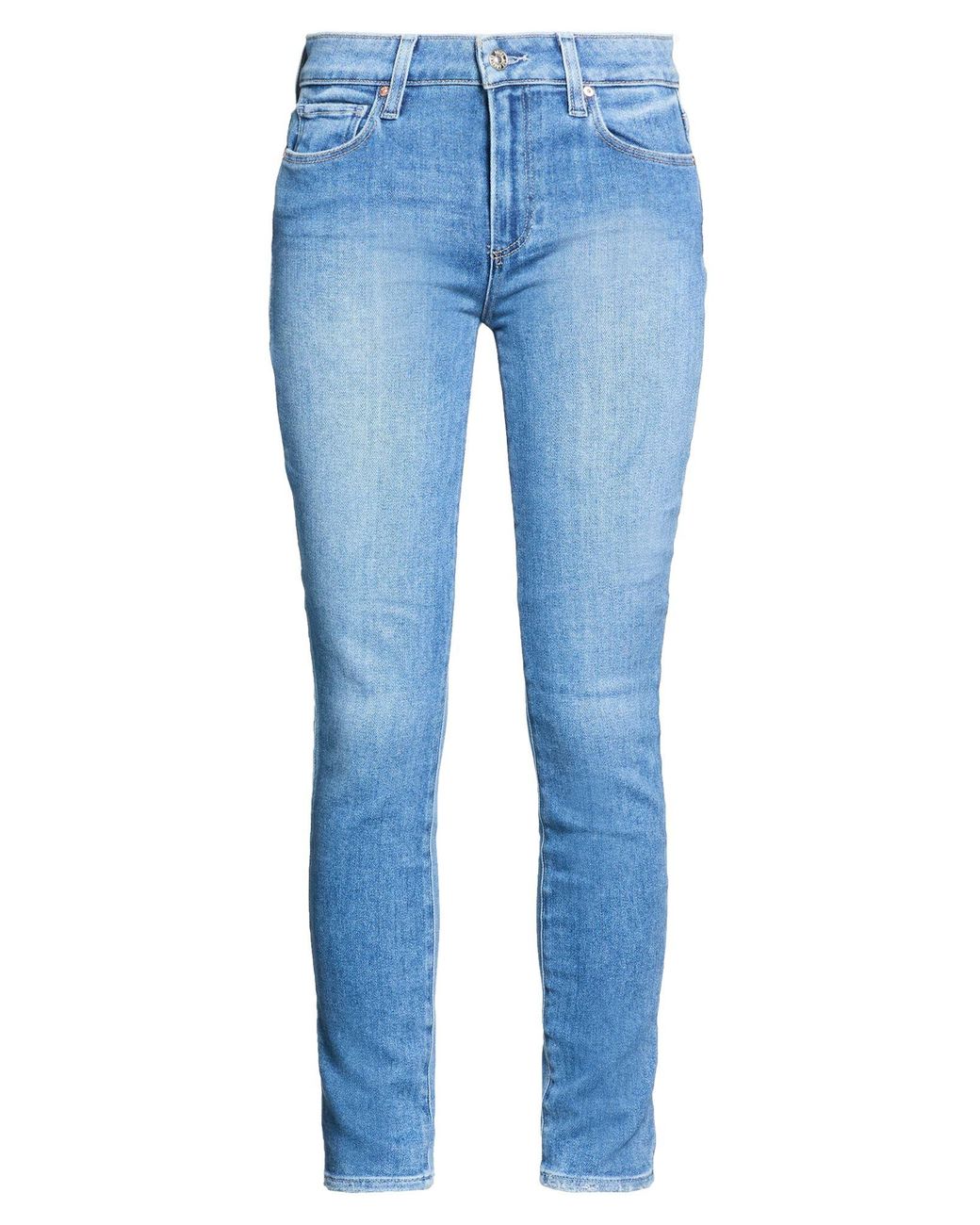 PAIGE Blue Jeans Cotton, Polyester, Elastane