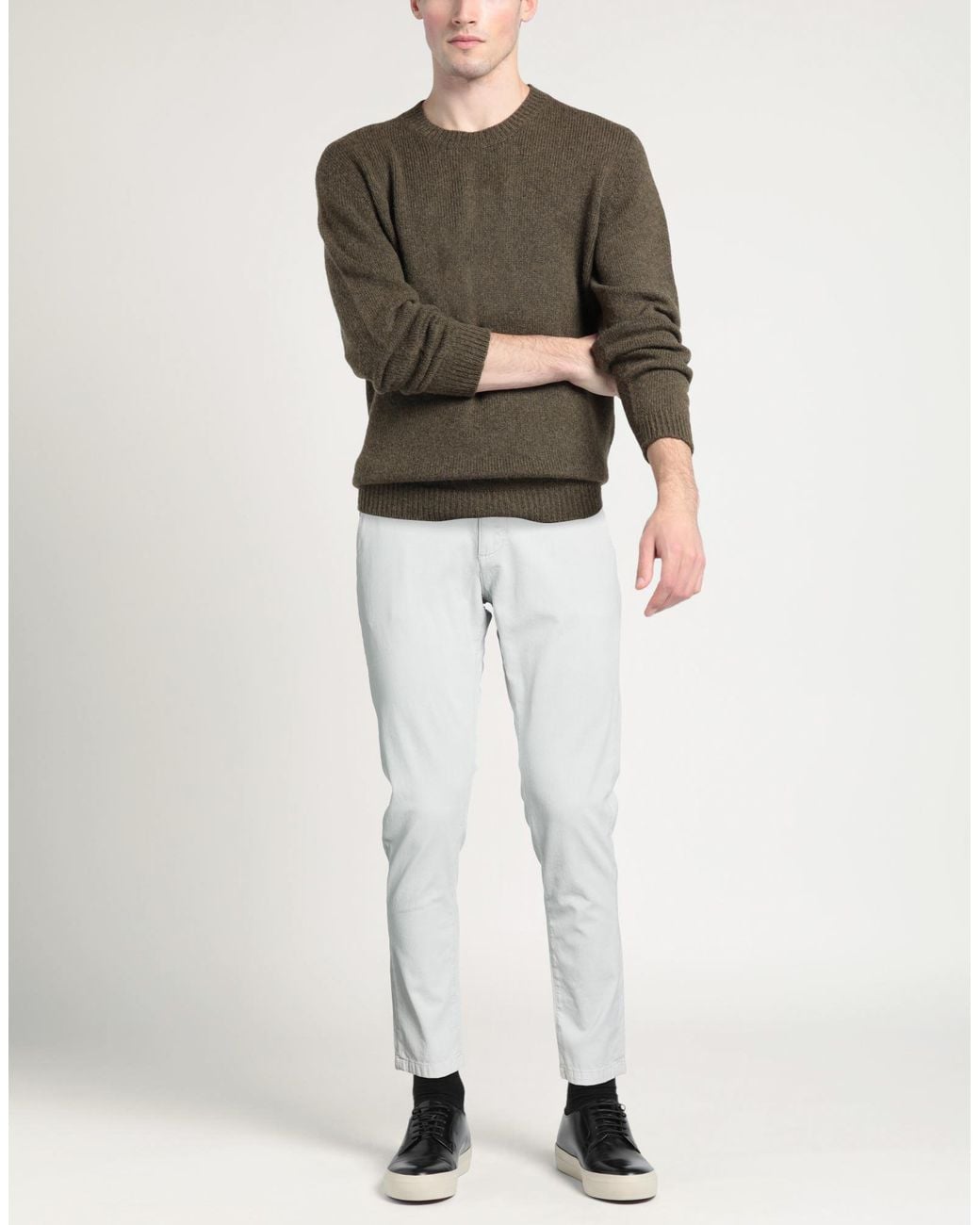 Yan Simmon Gray Pants for men