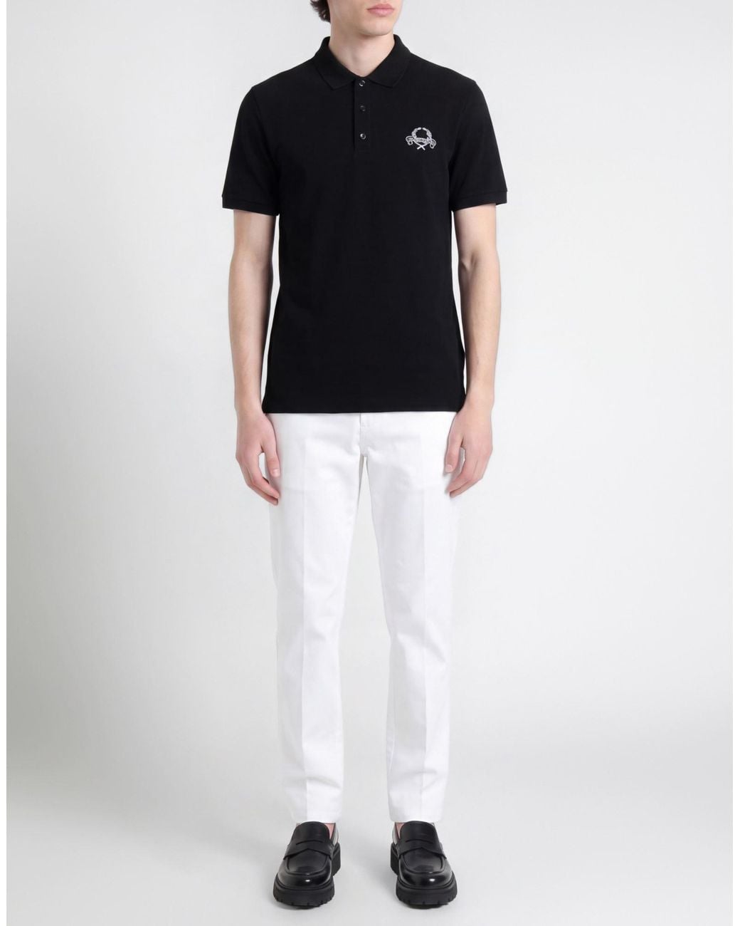 Polo Moschino de hombre de color Black
