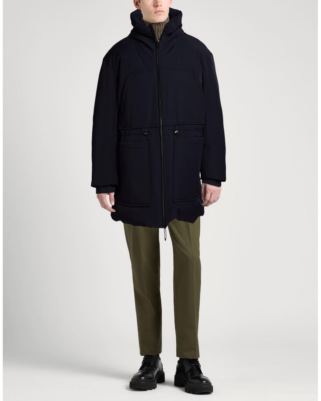 Emporio Armani Blue Coat for men
