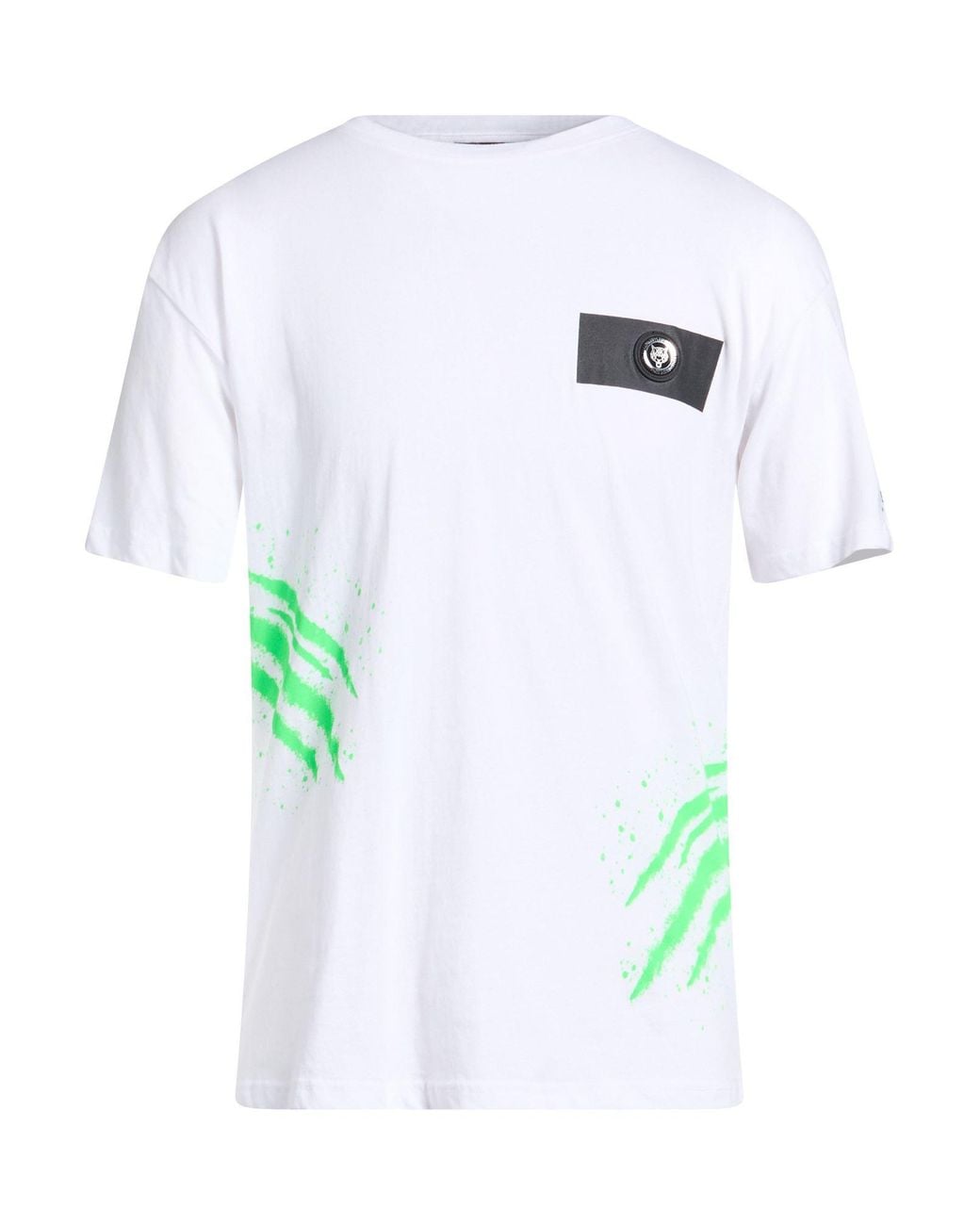 Philipp Plein White T-Shirt Polyester, Cotton for men