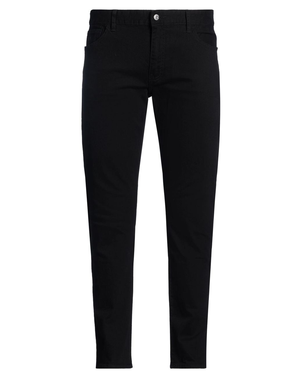 ARMANI EXCHANGE Black Jeans Cotton, Elastane for men