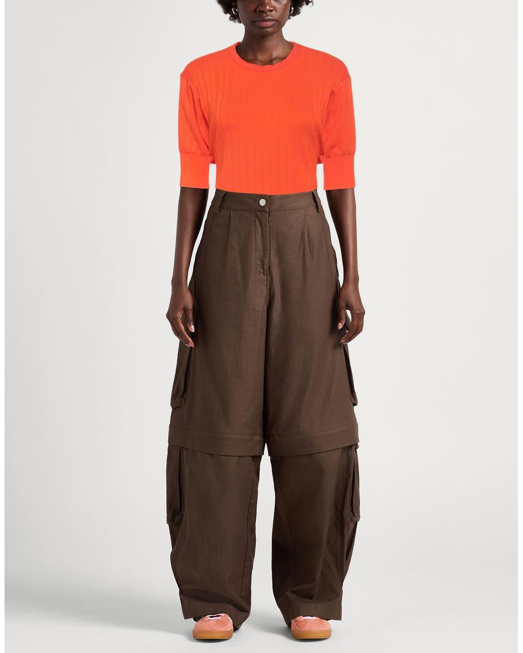 Top A.P.C. en coloris Orange