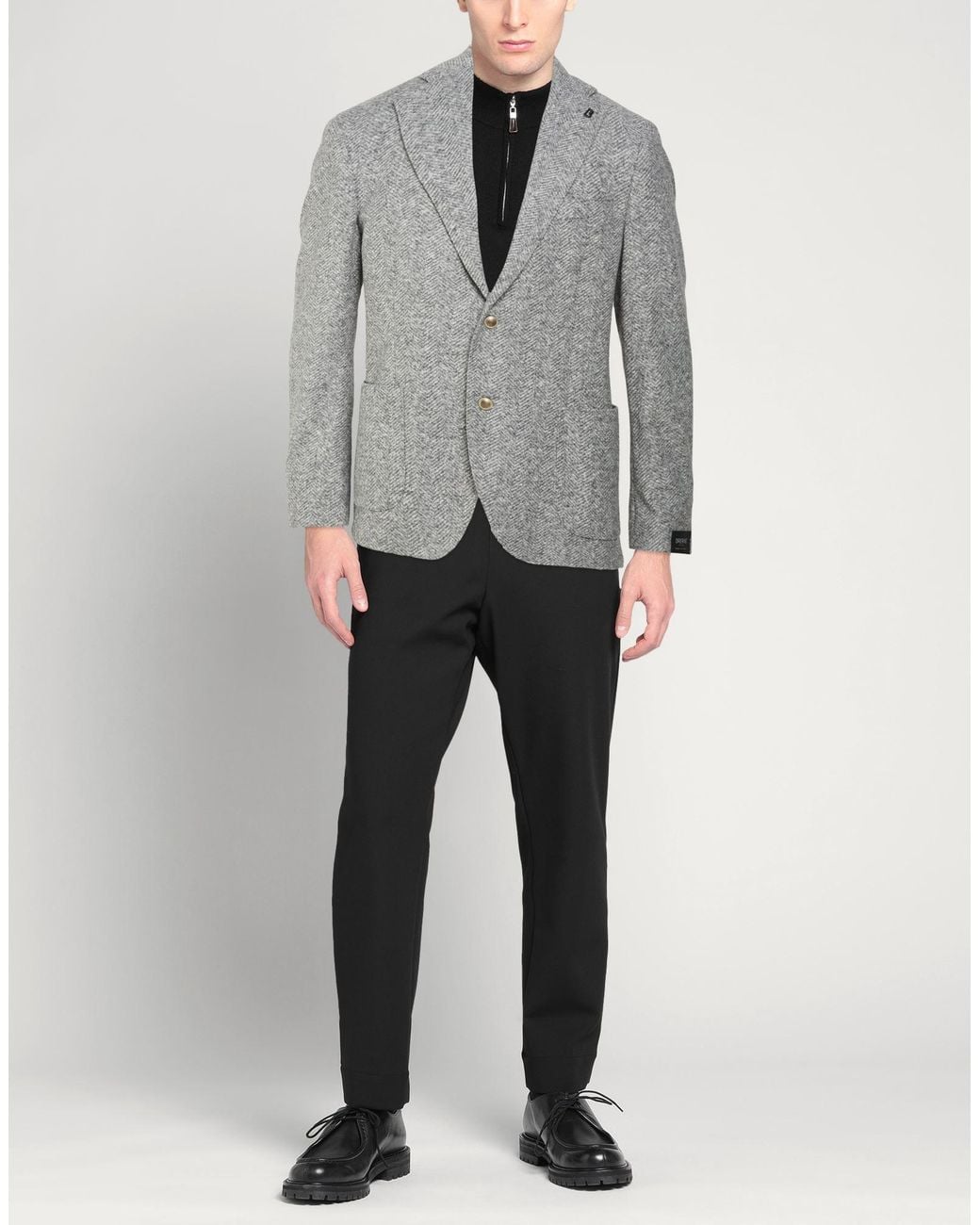 BRERAS Milano Gray Blazer for men