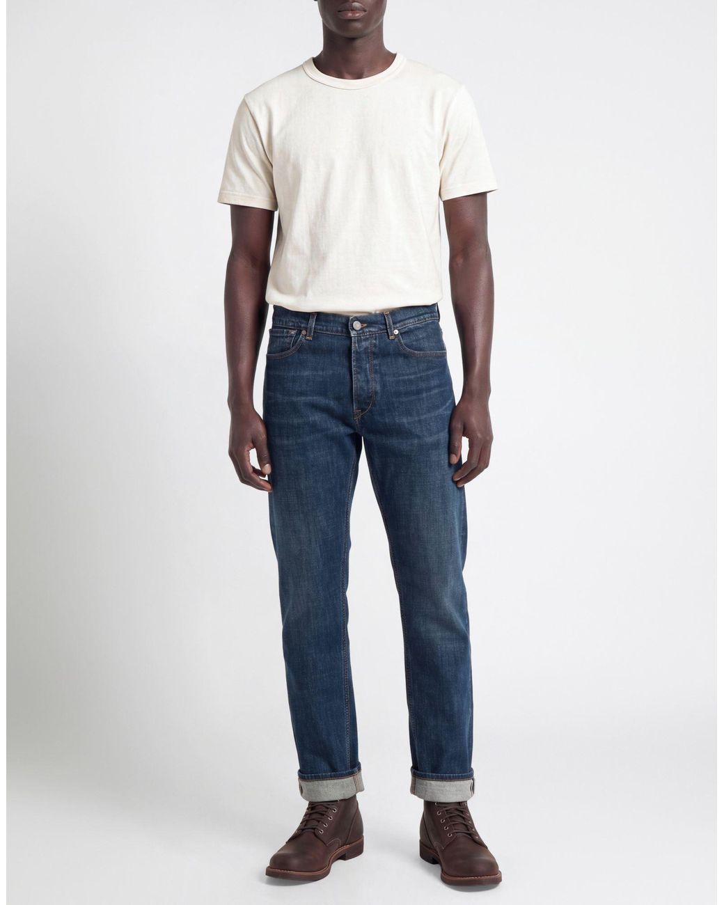 Tela Genova Blue Jeans Cotton, Elastane for men