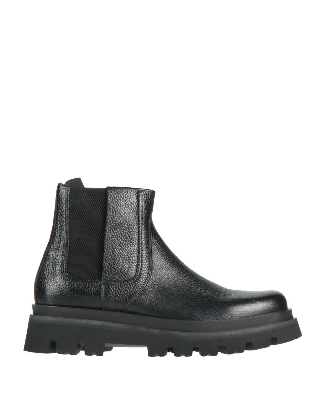 Sergio Rossi Black Ankle Boots for men