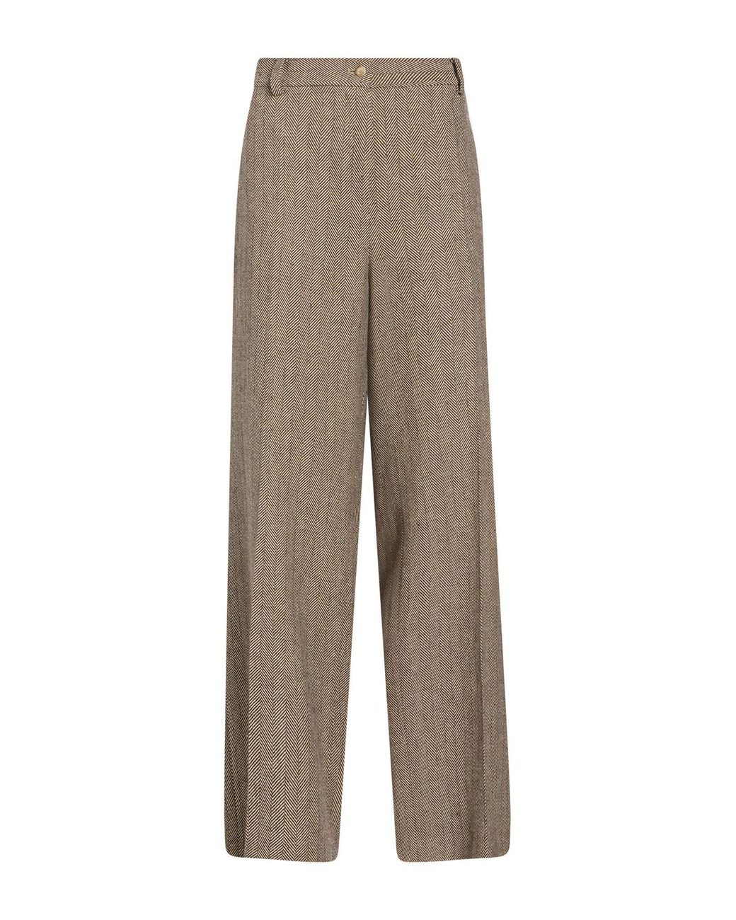 Clips More Gray Sand Pants Polyester