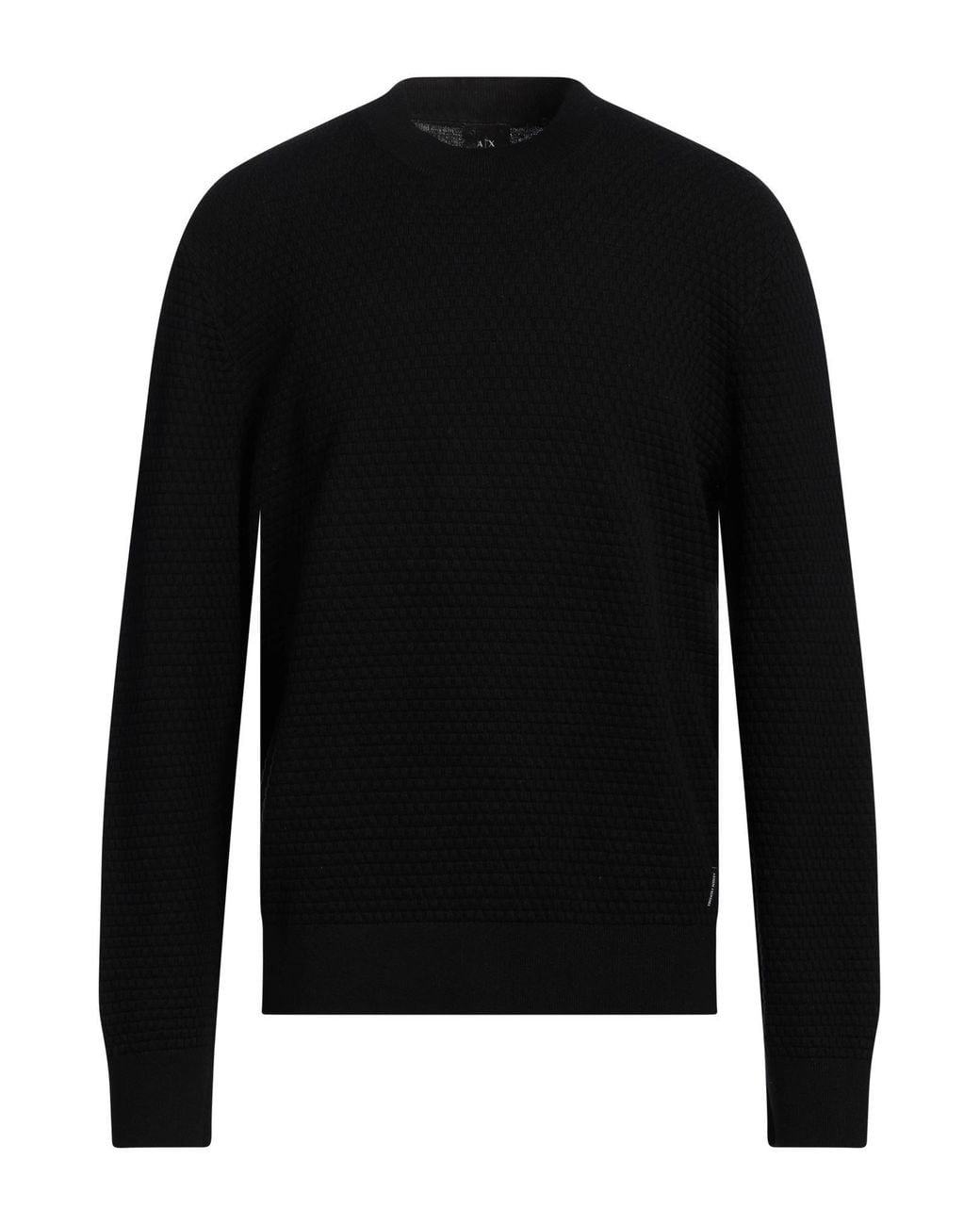 ARMANI EXCHANGE Black Sweater Cotton for men