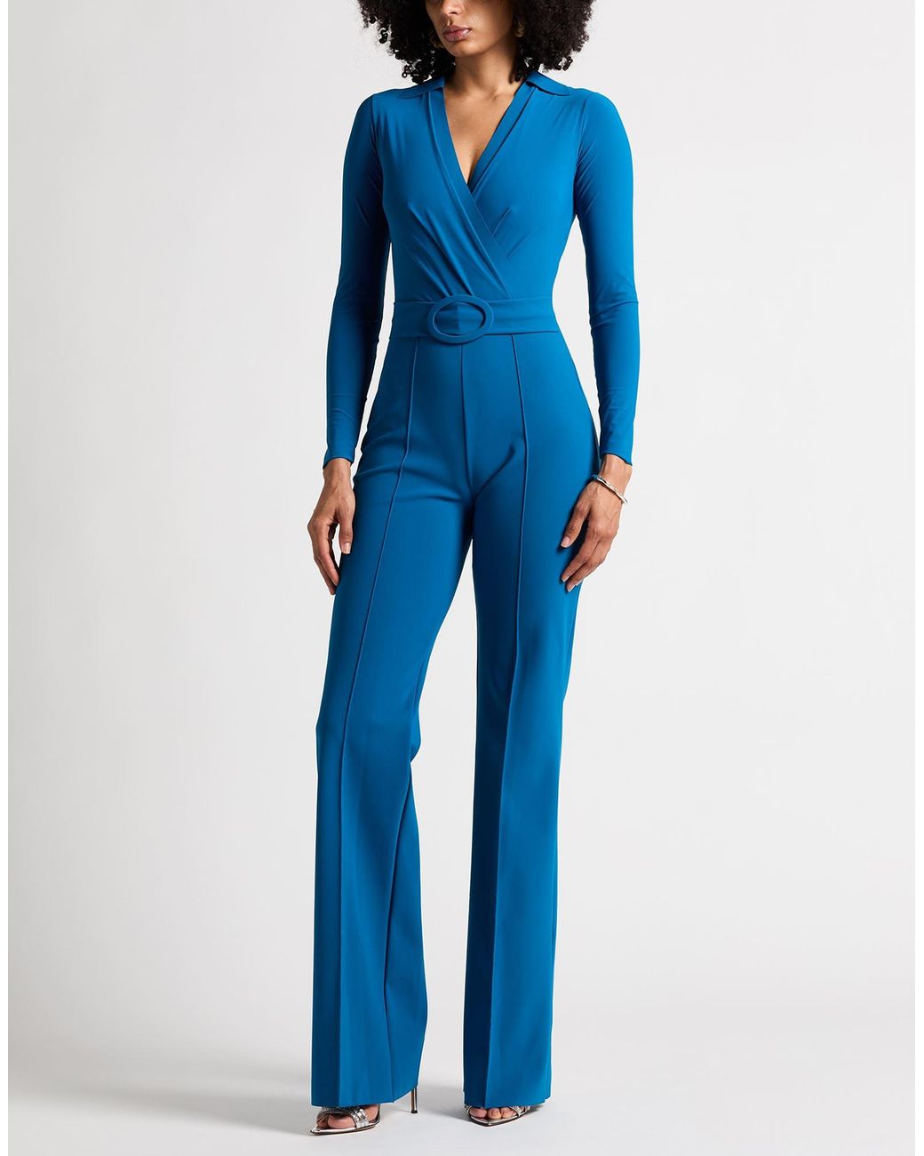La Petite Robe Di Chiara Boni Blue Jumpsuit