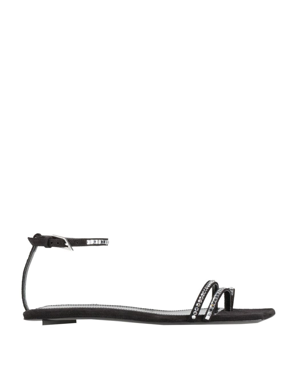 The Attico White Thong Sandal Leather