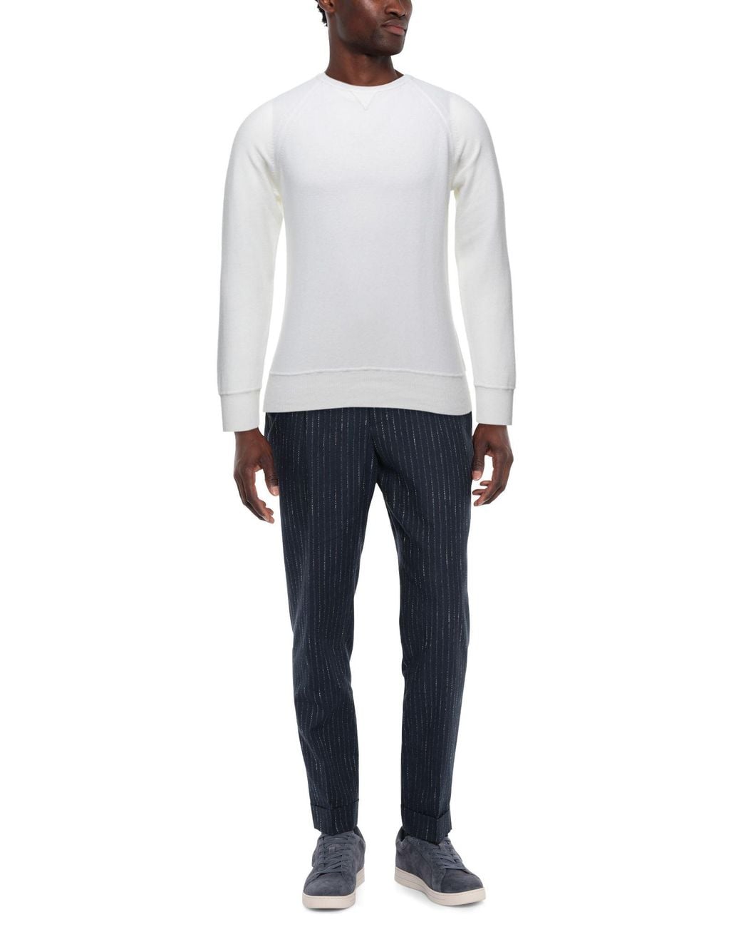 Eleventy White Sweater for men