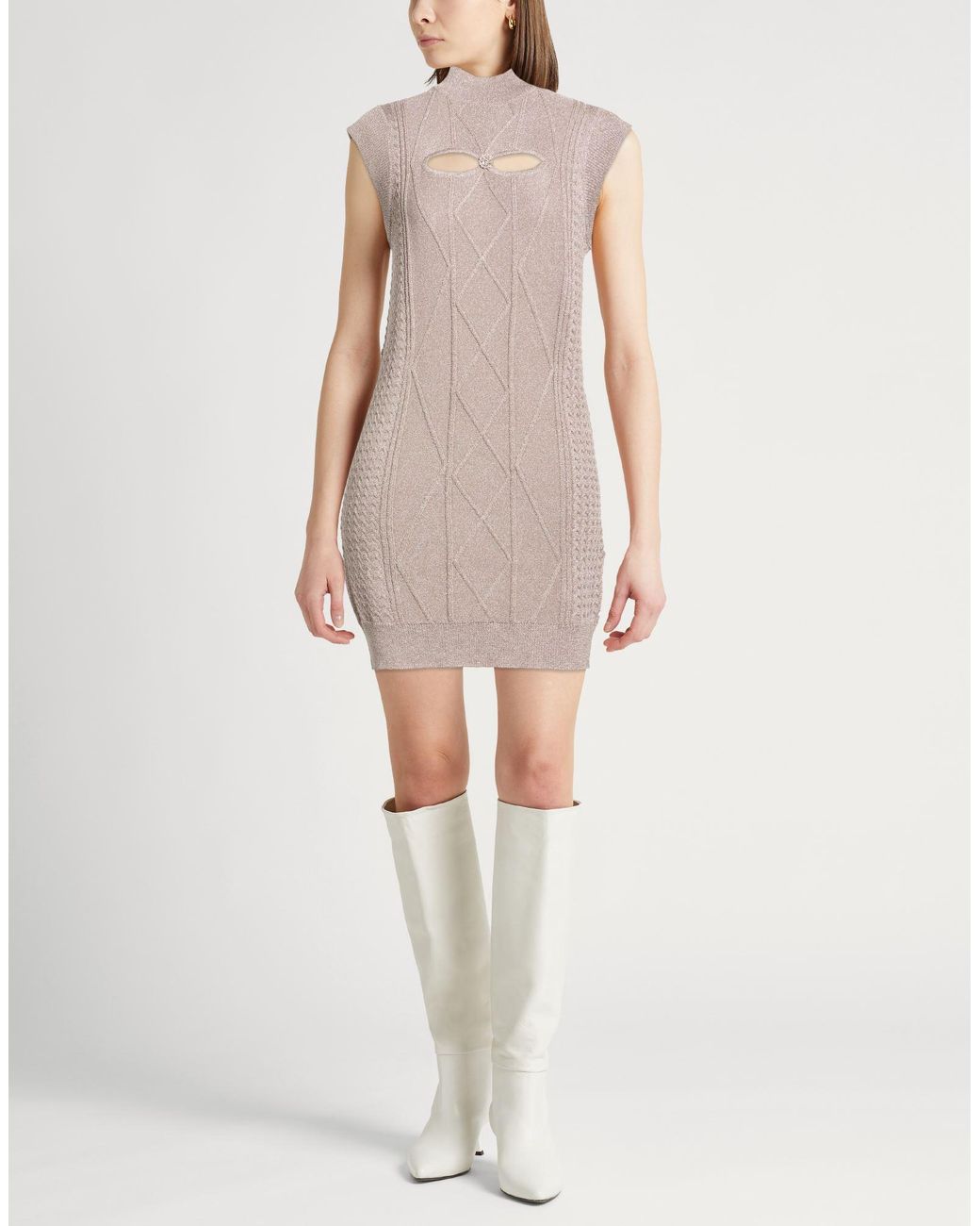Liu Jo Natural Mini Dresses
