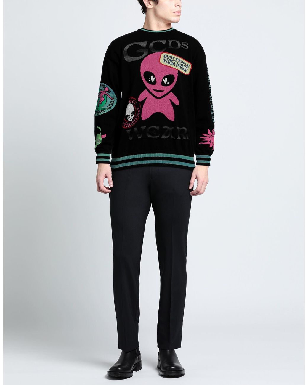Pullover Gcds de hombre de color Black