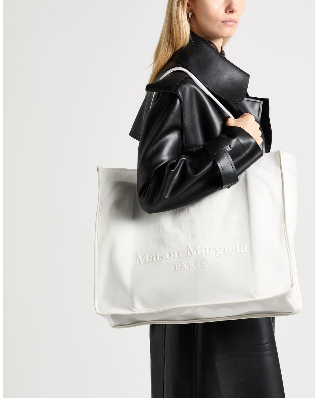 Maison Margiela White Handbag Polyamide, Polyurethane