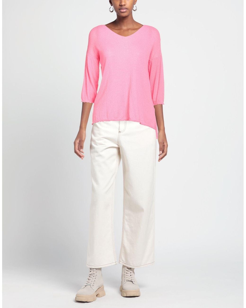CROCHÈ Pink Sweater