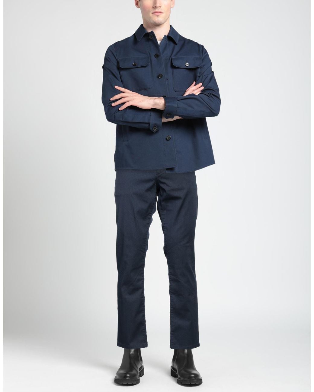 ARMANI EXCHANGE Blue Trouser for men