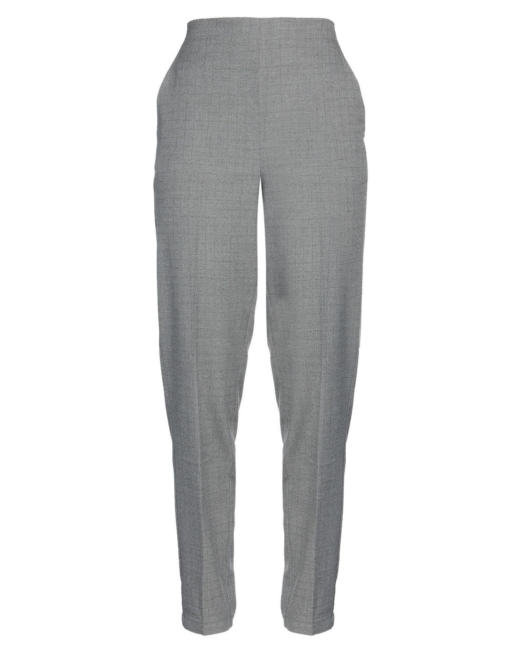 Marella Gray Pants Polyester, Viscose, Elastane