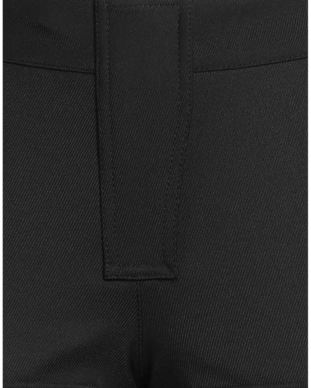 M I S B H V Black Pants Polyester, Viscose, Elastane