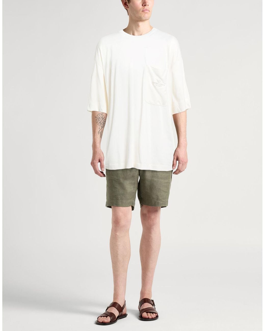 Emporio Armani White T-Shirt for men