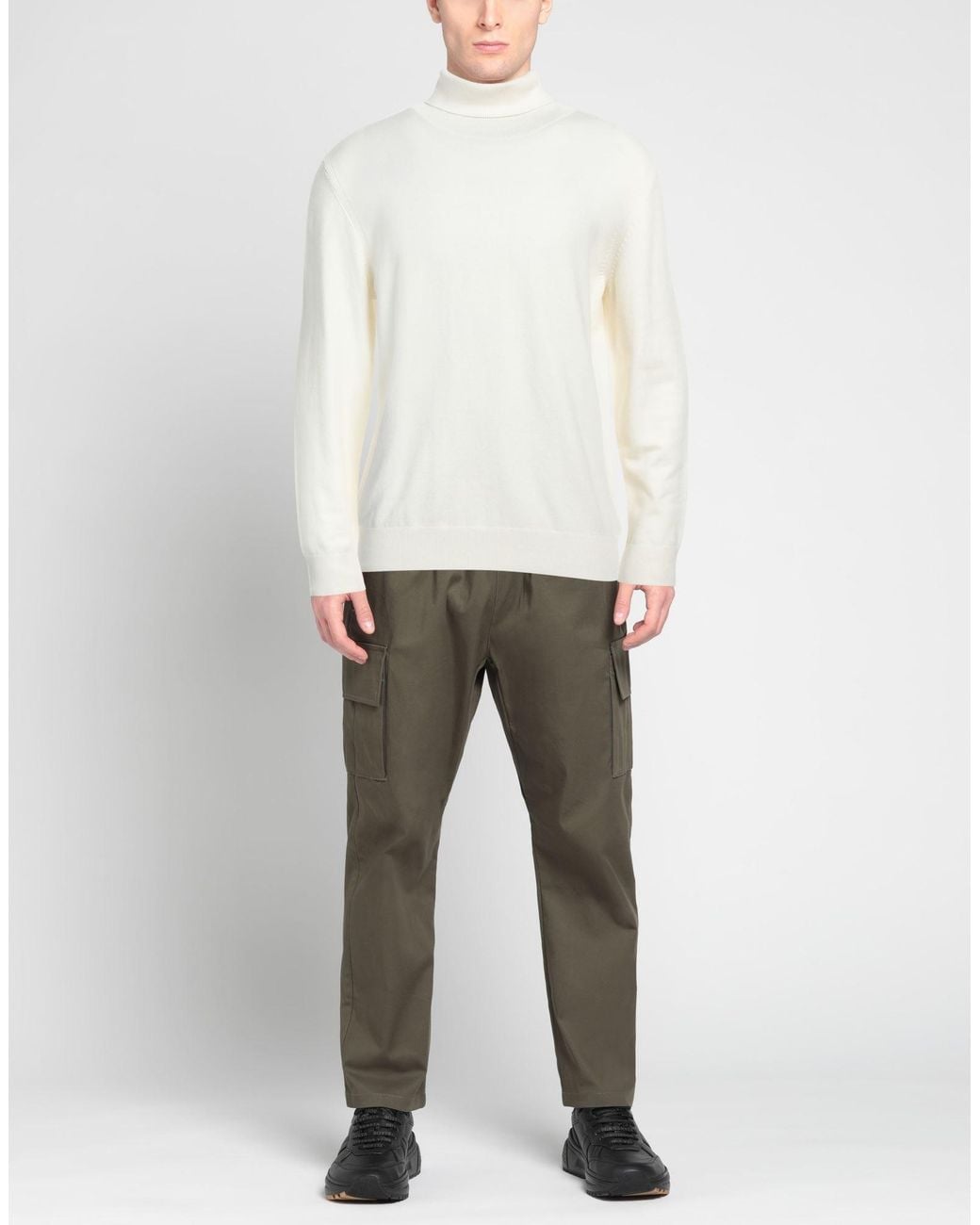 Diktat White Turtleneck for men