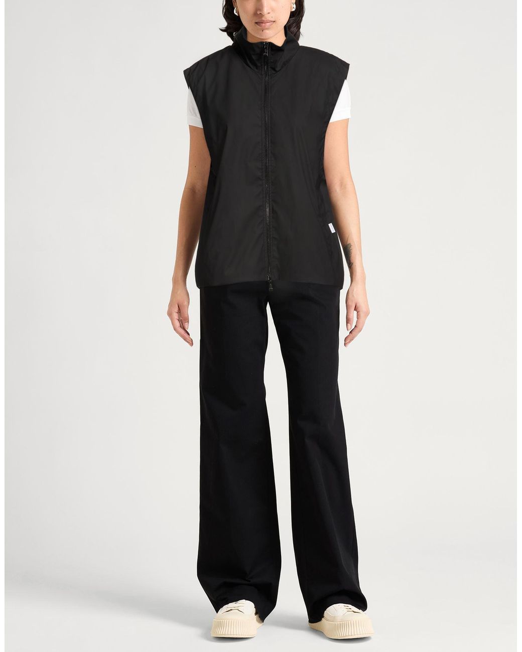 Crossley Black Vest Polyester, Polyurethane