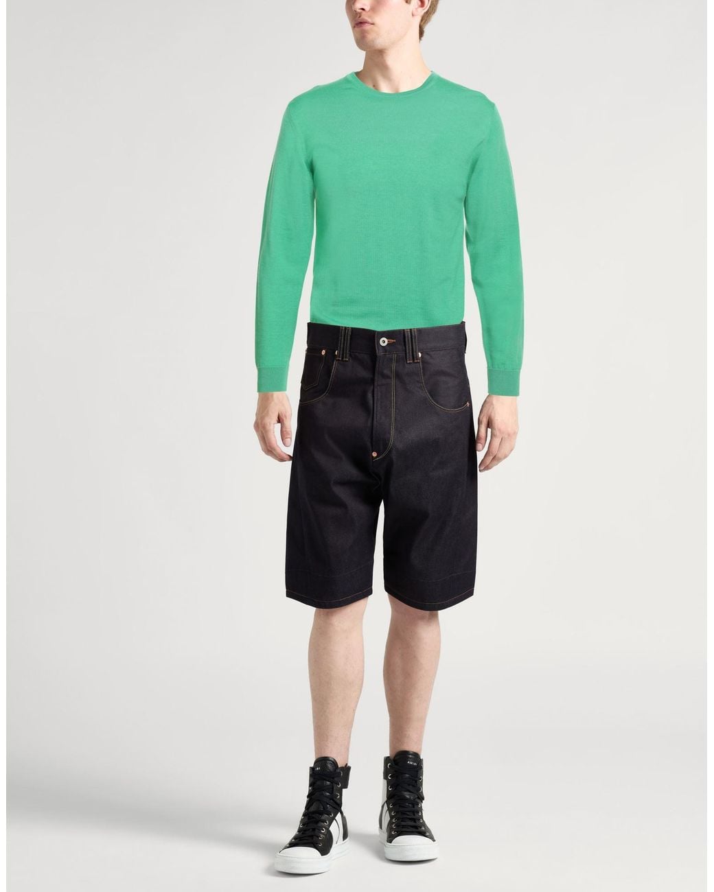 Daniele Fiesoli Green Jumper for men