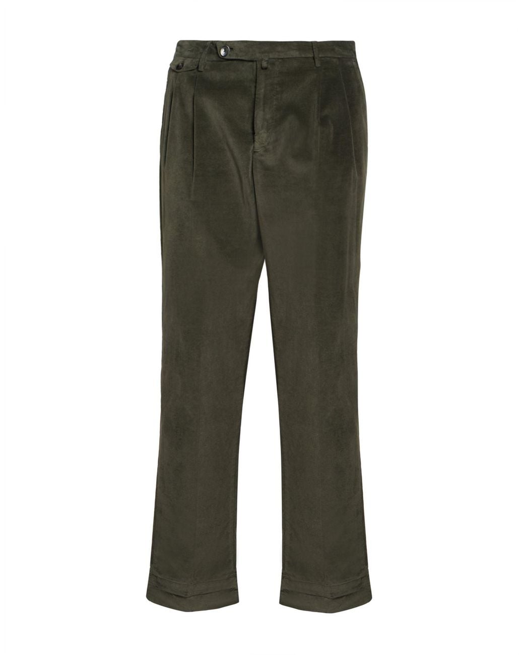 Briglia 1949 Green Military Pants Cotton, Modal, Elastane for men