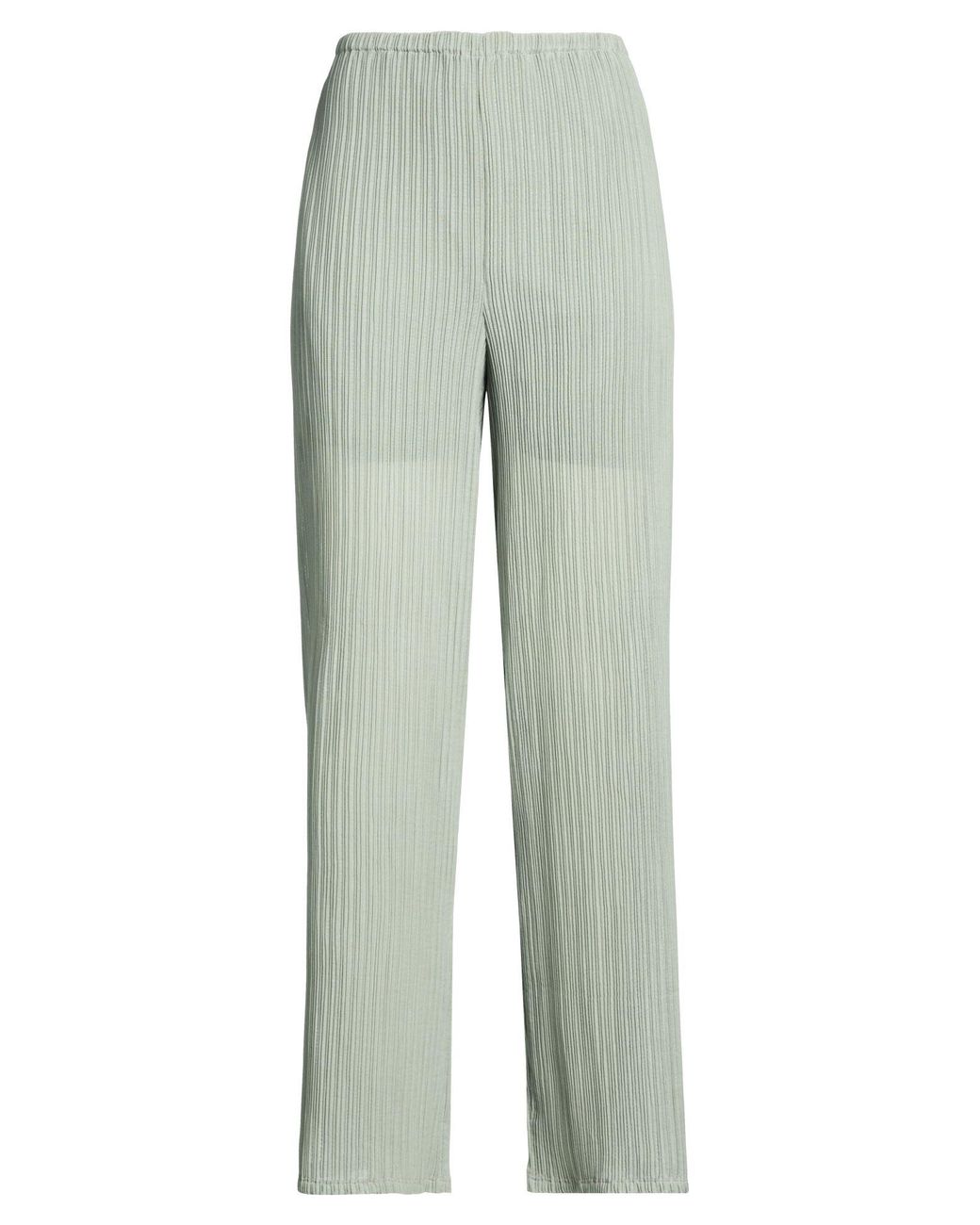 LE17SEPTEMBRE Green Pants Polyester, Polyurethane