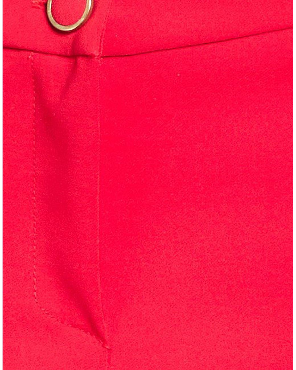 Rinascimento Red Pants Polyester, Elastane
