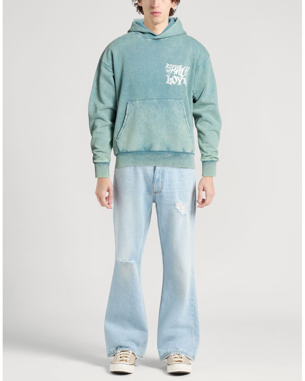 ENTERPRISE JAPAN Blue Sweatshirts for men