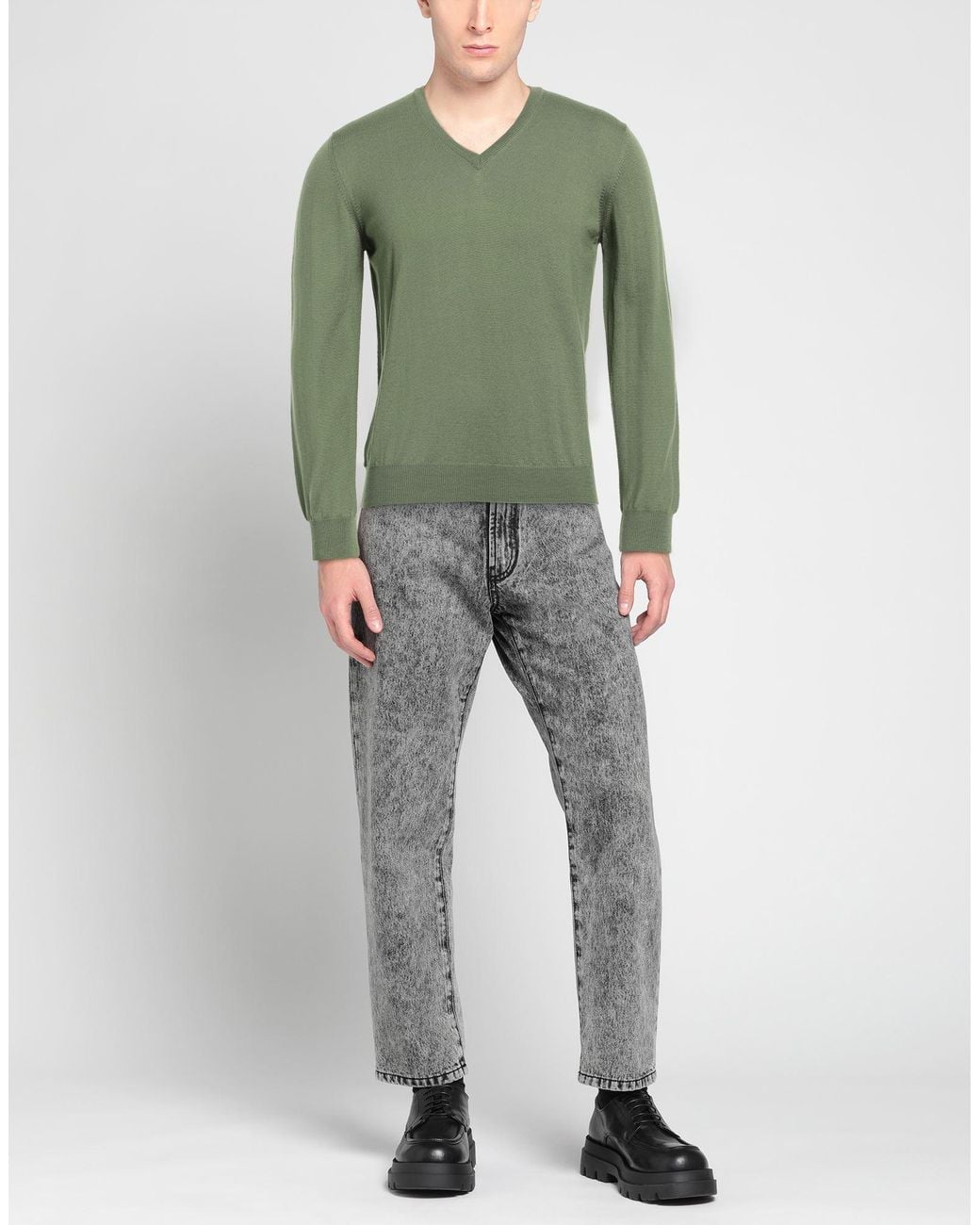 Gran Sasso Pullover in Green für Herren