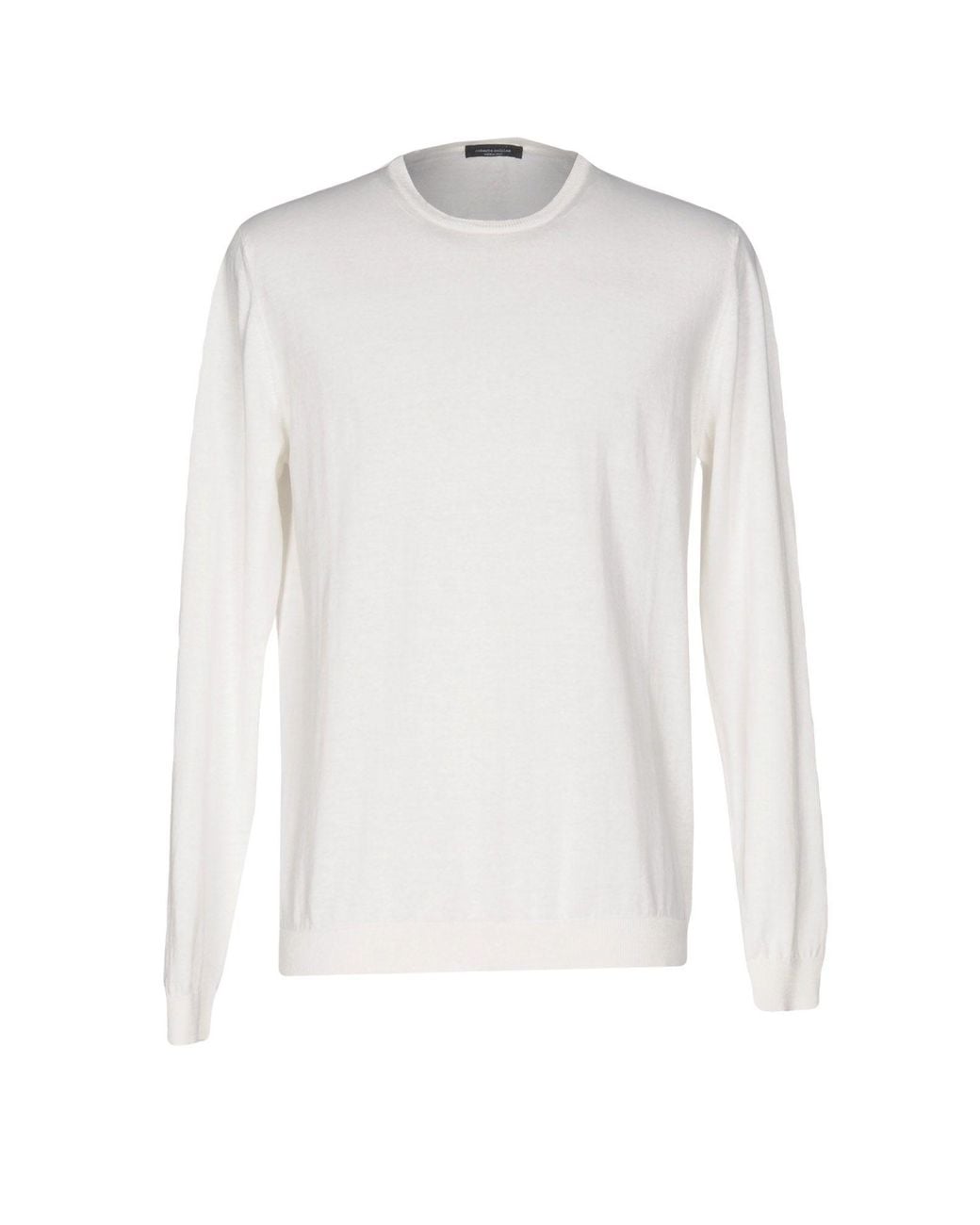 Roberto Collina White Sweater Cotton for men