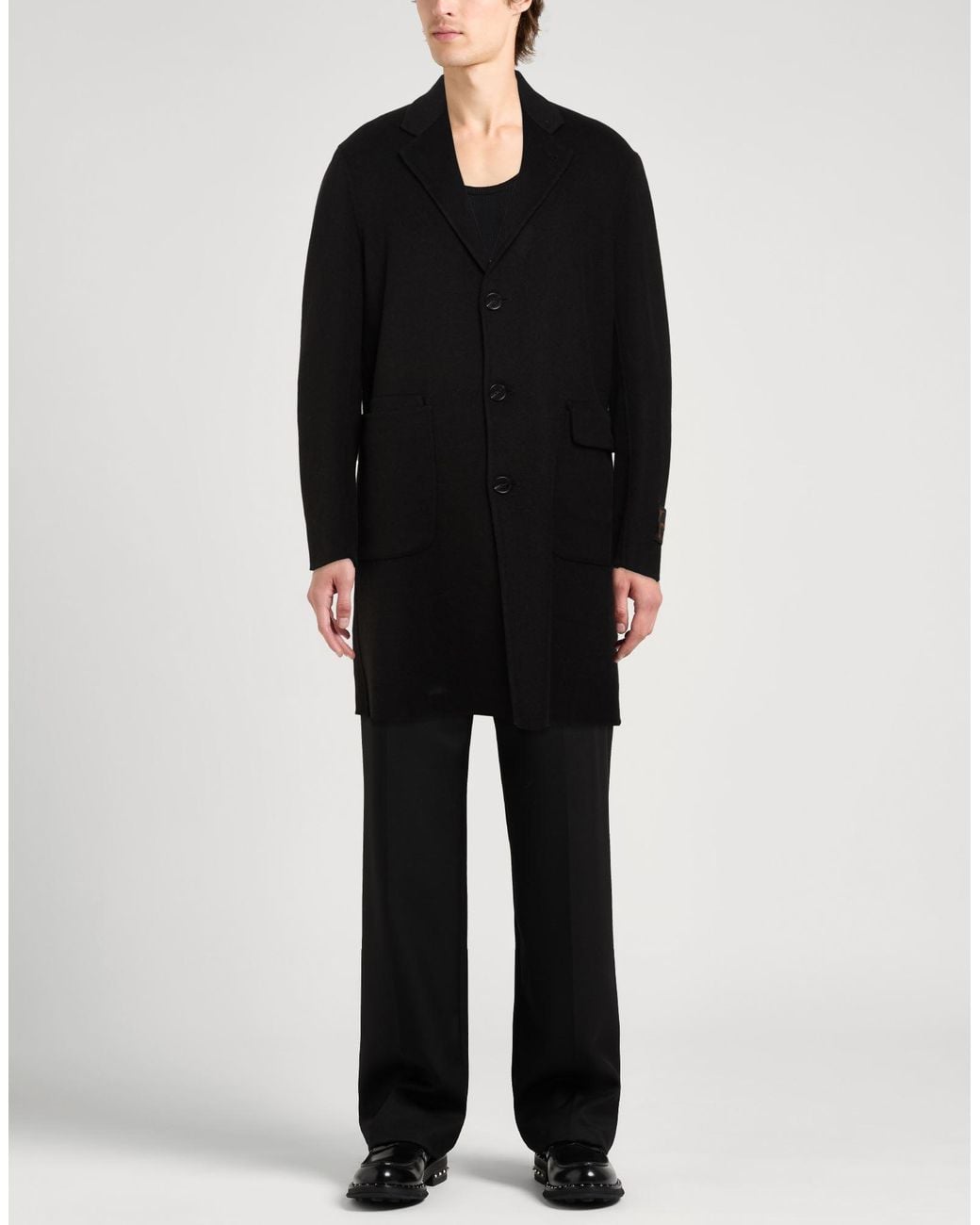Paltò Black Coat for men