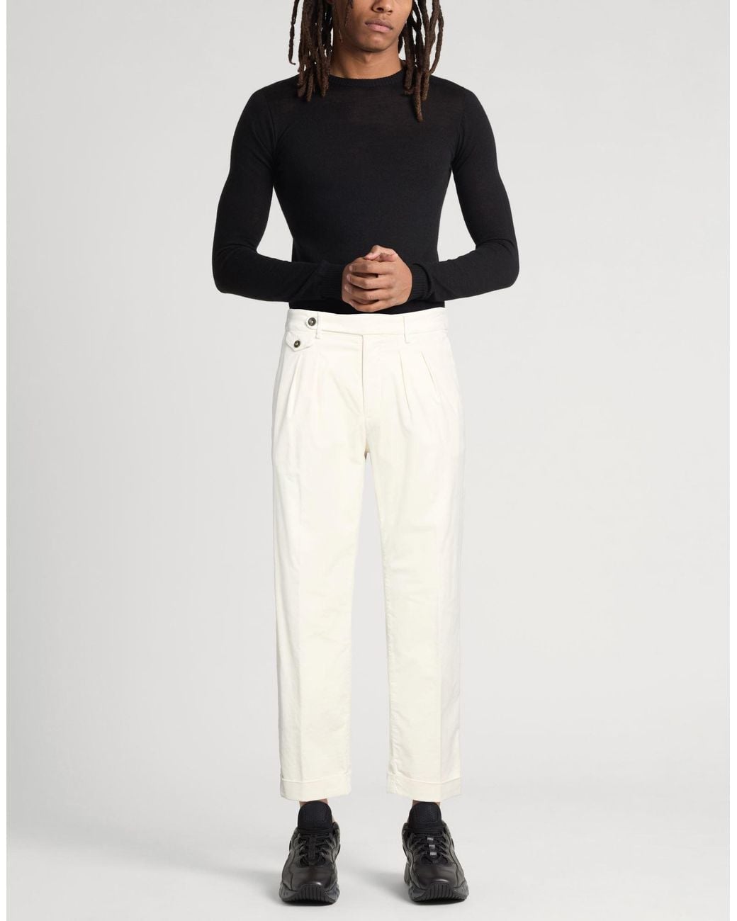 Manuel Ritz White Trouser for men