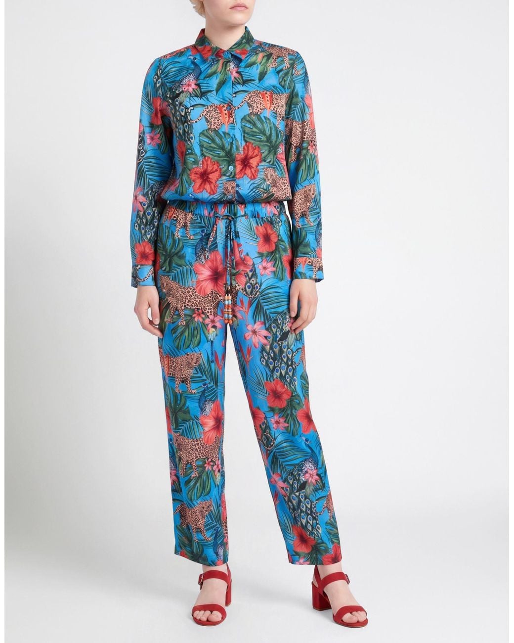 CONNOR & BLAKE Blue Jumpsuit Cotton
