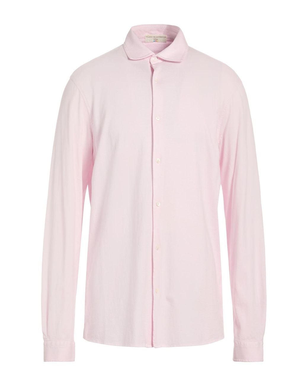 FILIPPO DE LAURENTIIS Pink Shirts for men