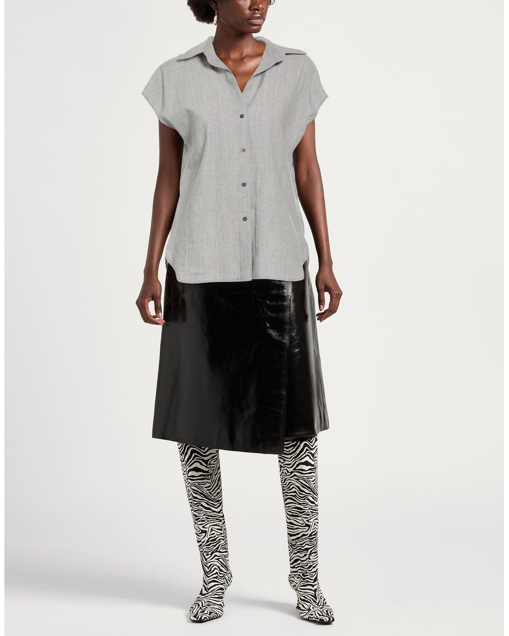 Camicia di Carla G in Gray