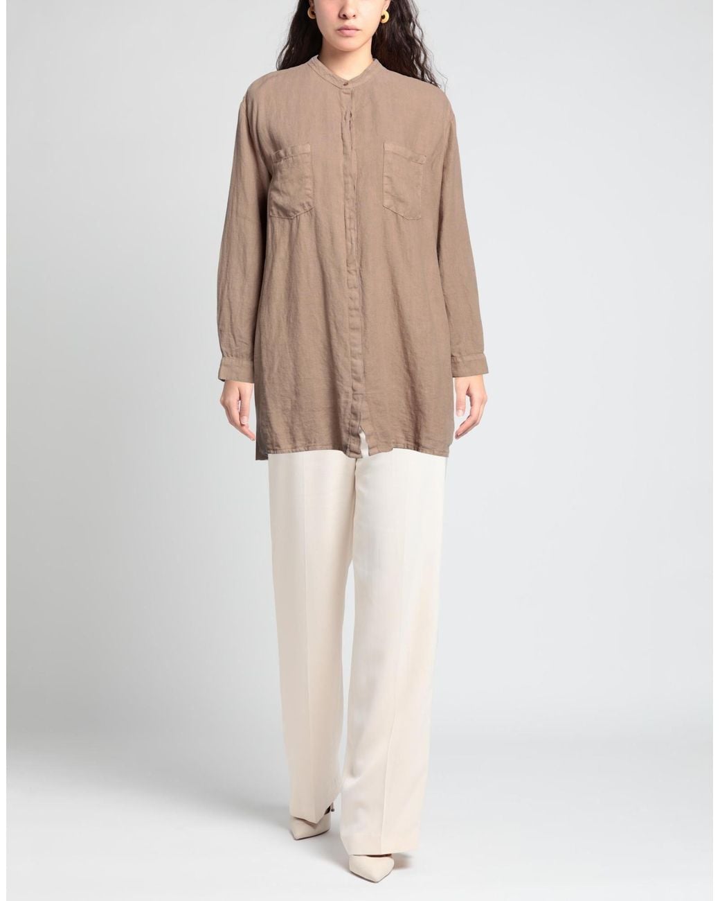 Alpha Studio Brown Shirt