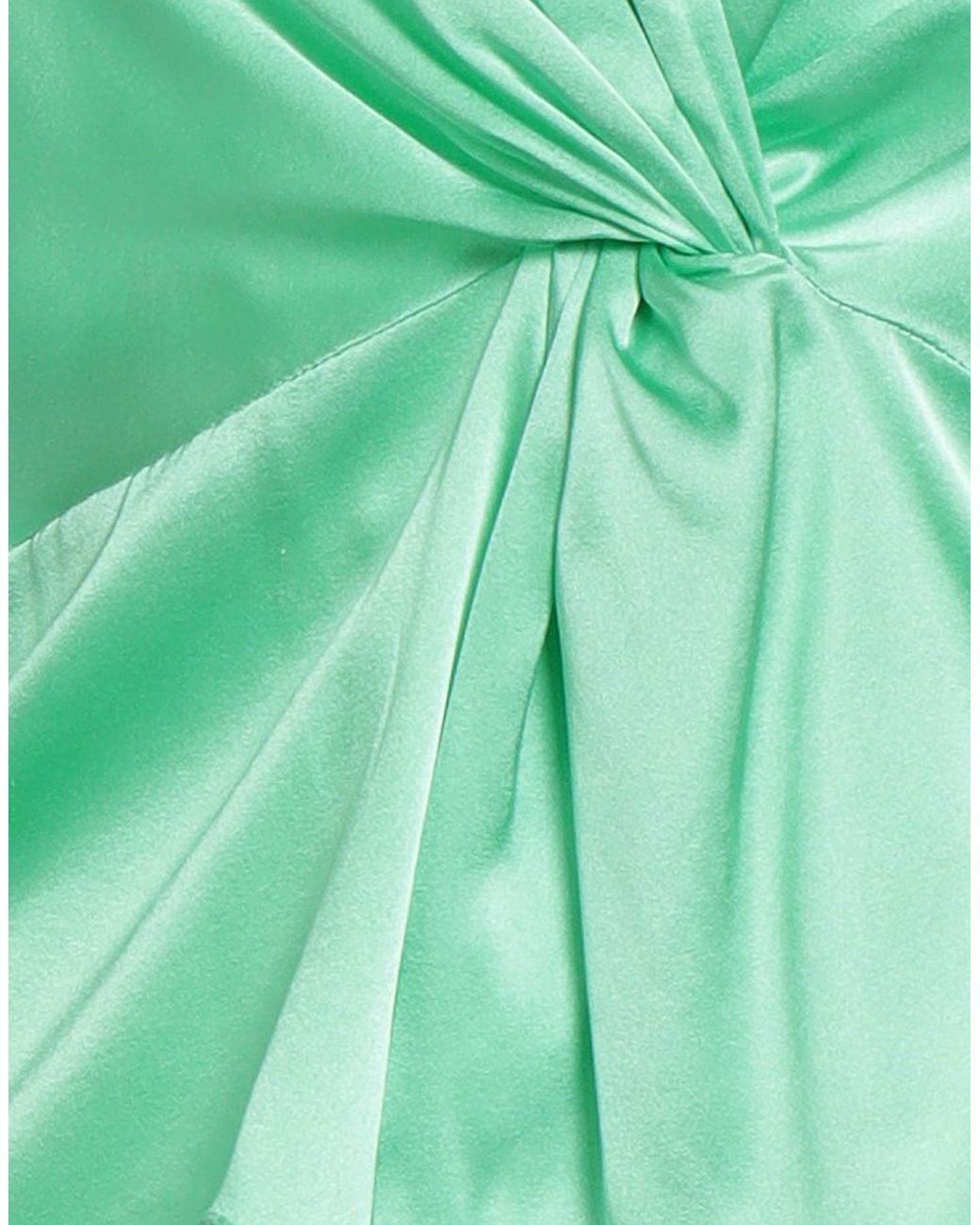 Pinko Green Top Silk, Elastane