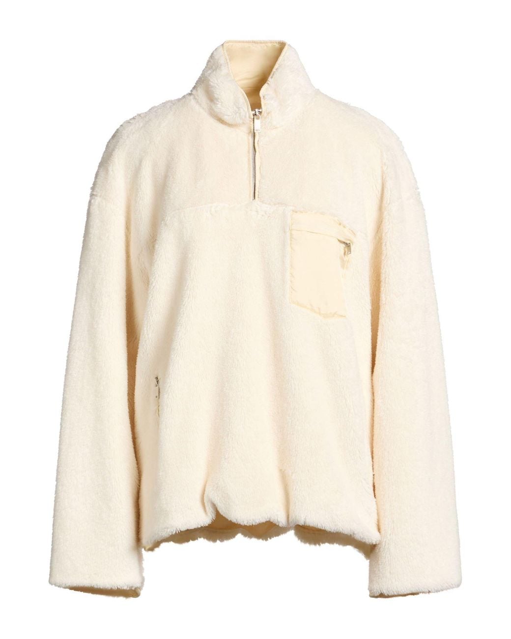 Jil Sander Natural Cream Sweatshirt Cotton
