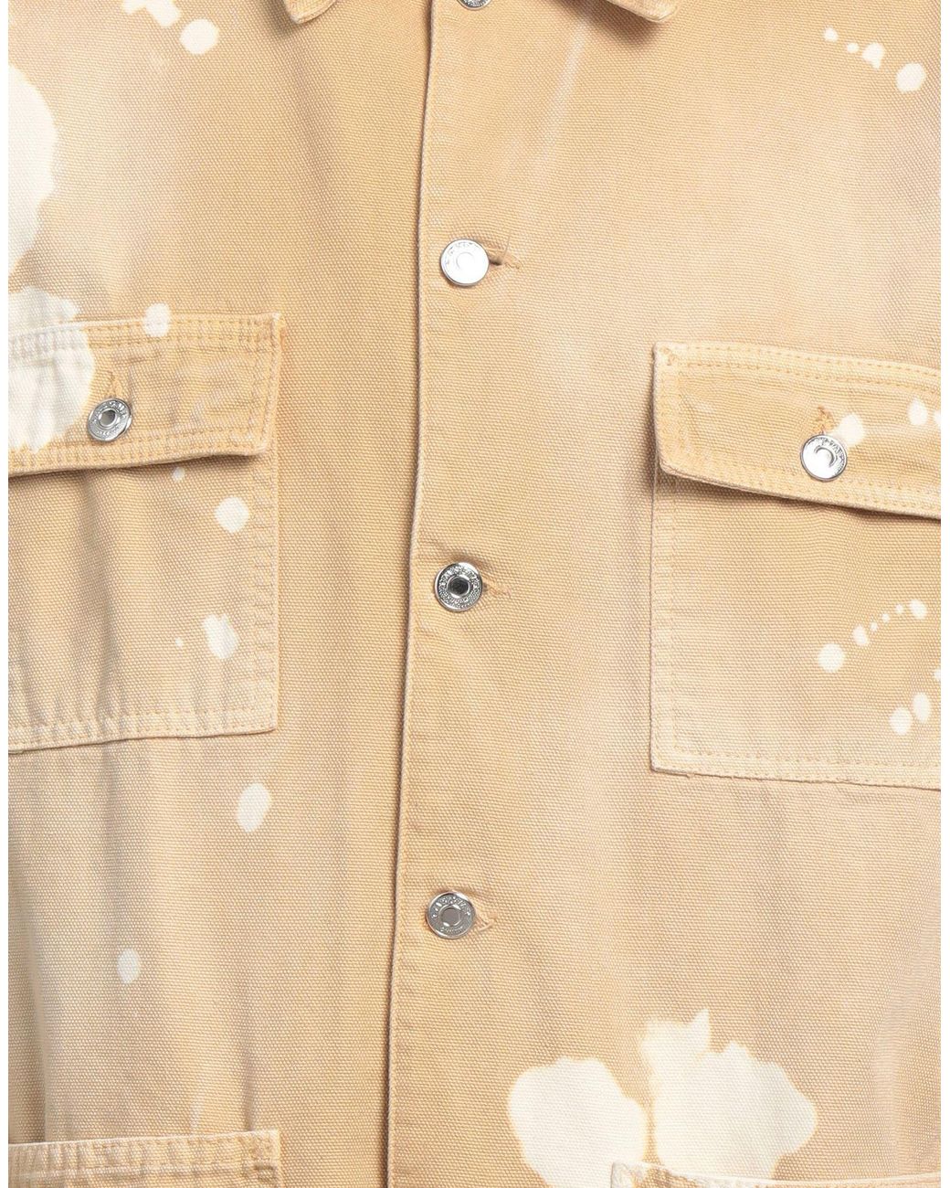 MSGM Natural Camel Denim Outerwear Cotton