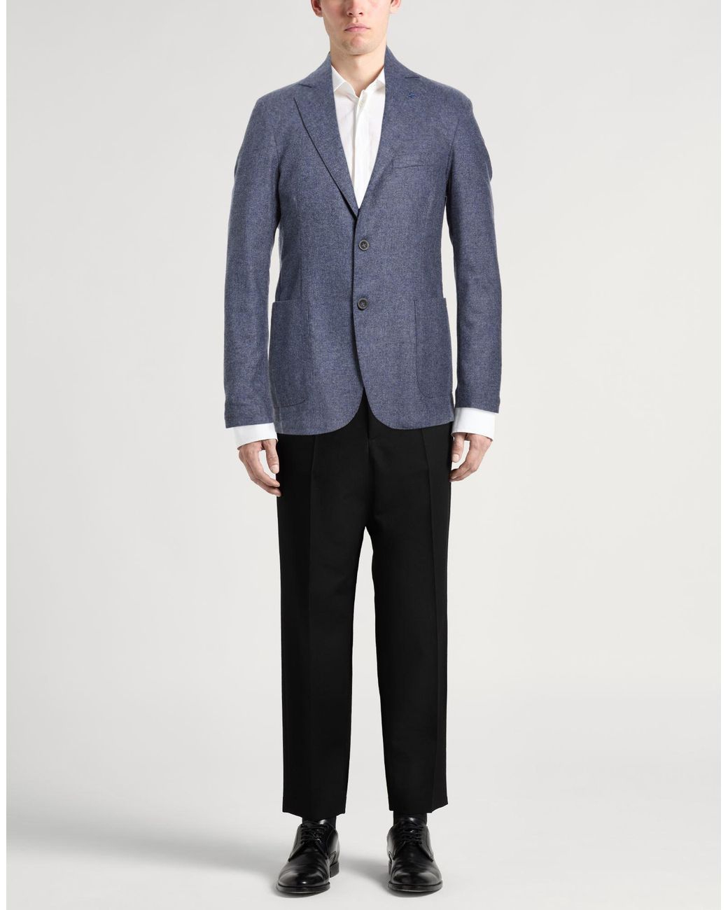 AT.P.CO Blue Blazer Virgin Wool, Polyester, Elastane for men
