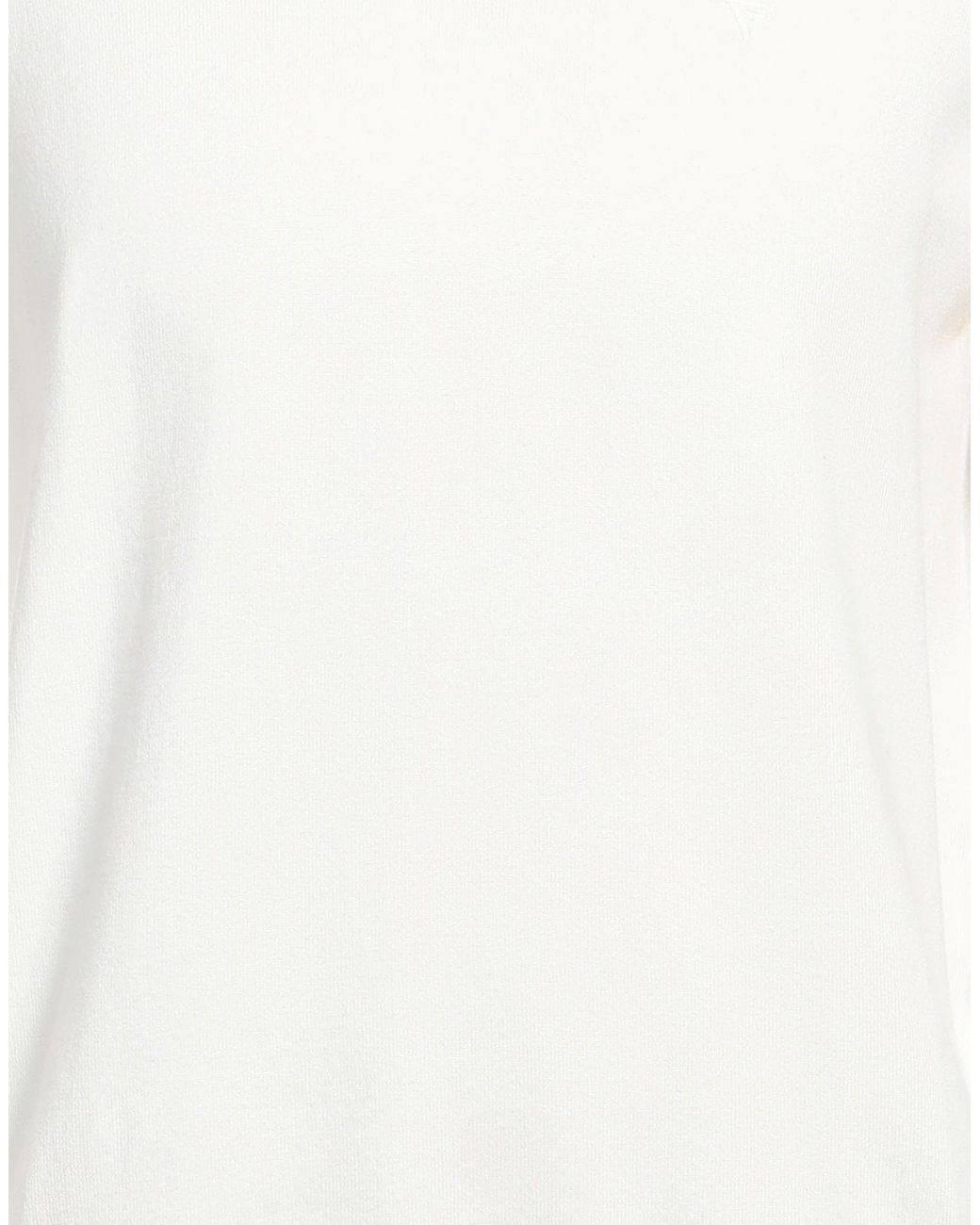 Fred Mello White Viscose-Blend Logo Turtleneck Sweater for men