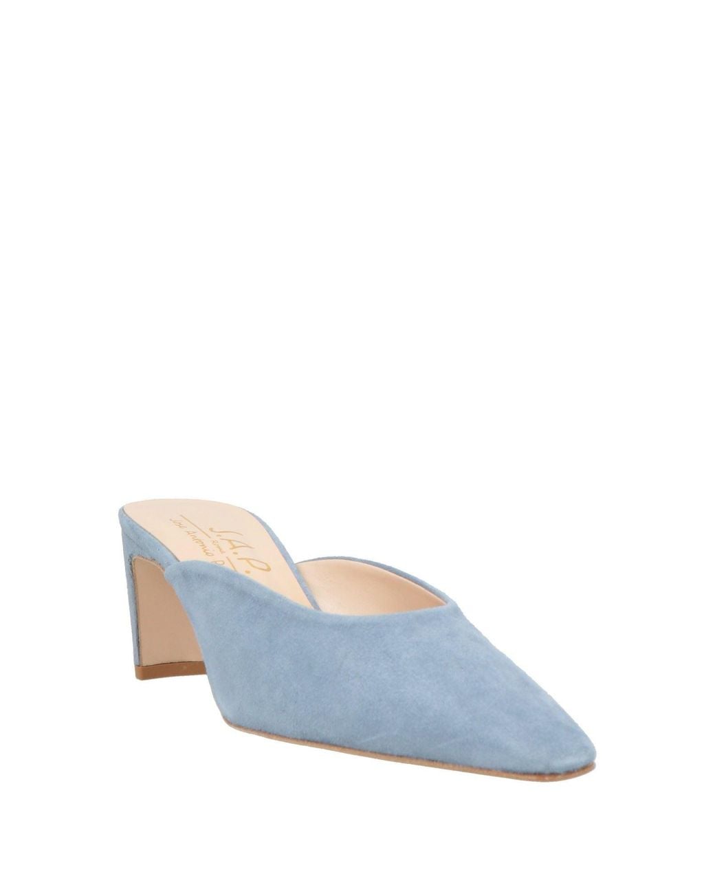 J.A.P. JOSE ANTONIO PEREIRA Blue Mules & Clogs