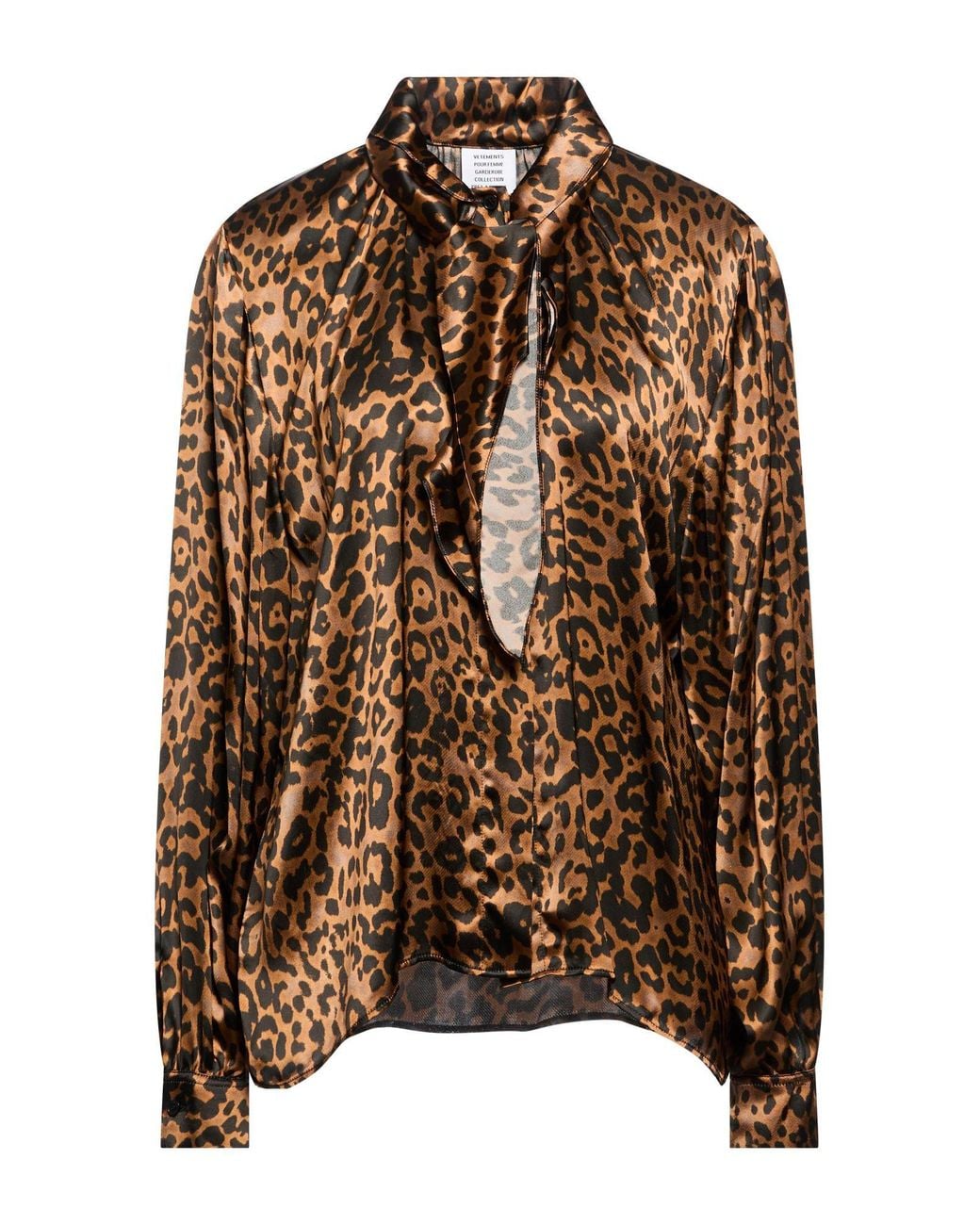 Vetements Brown Shirt Viscose