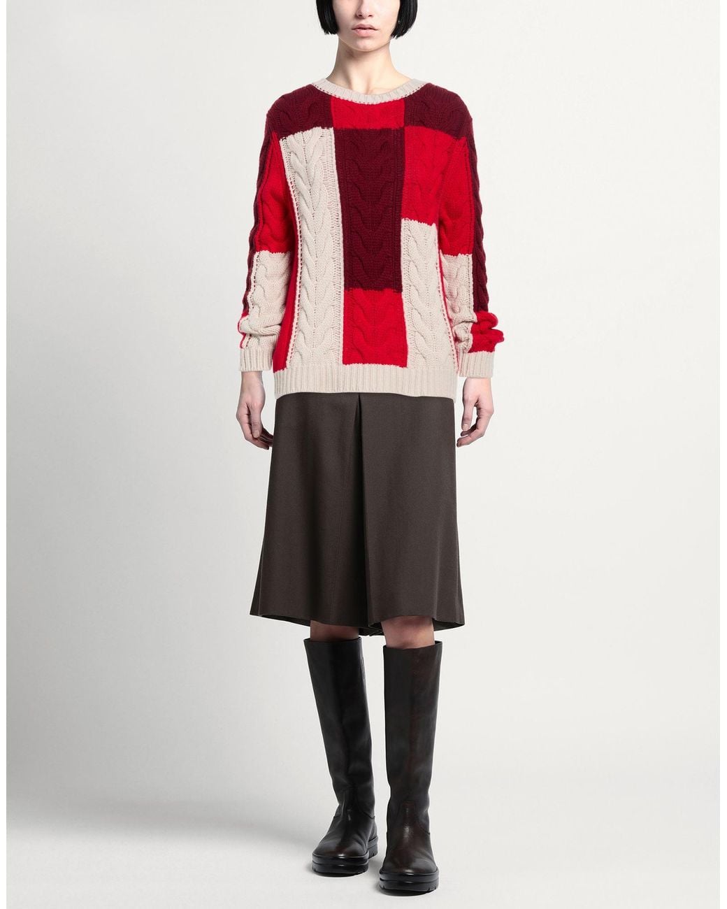 Pullover Le Tricot Perugia de color Red