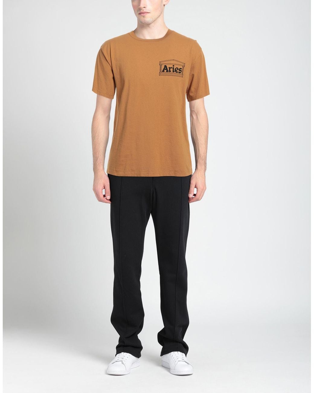 Aries Brown T-shirt for men