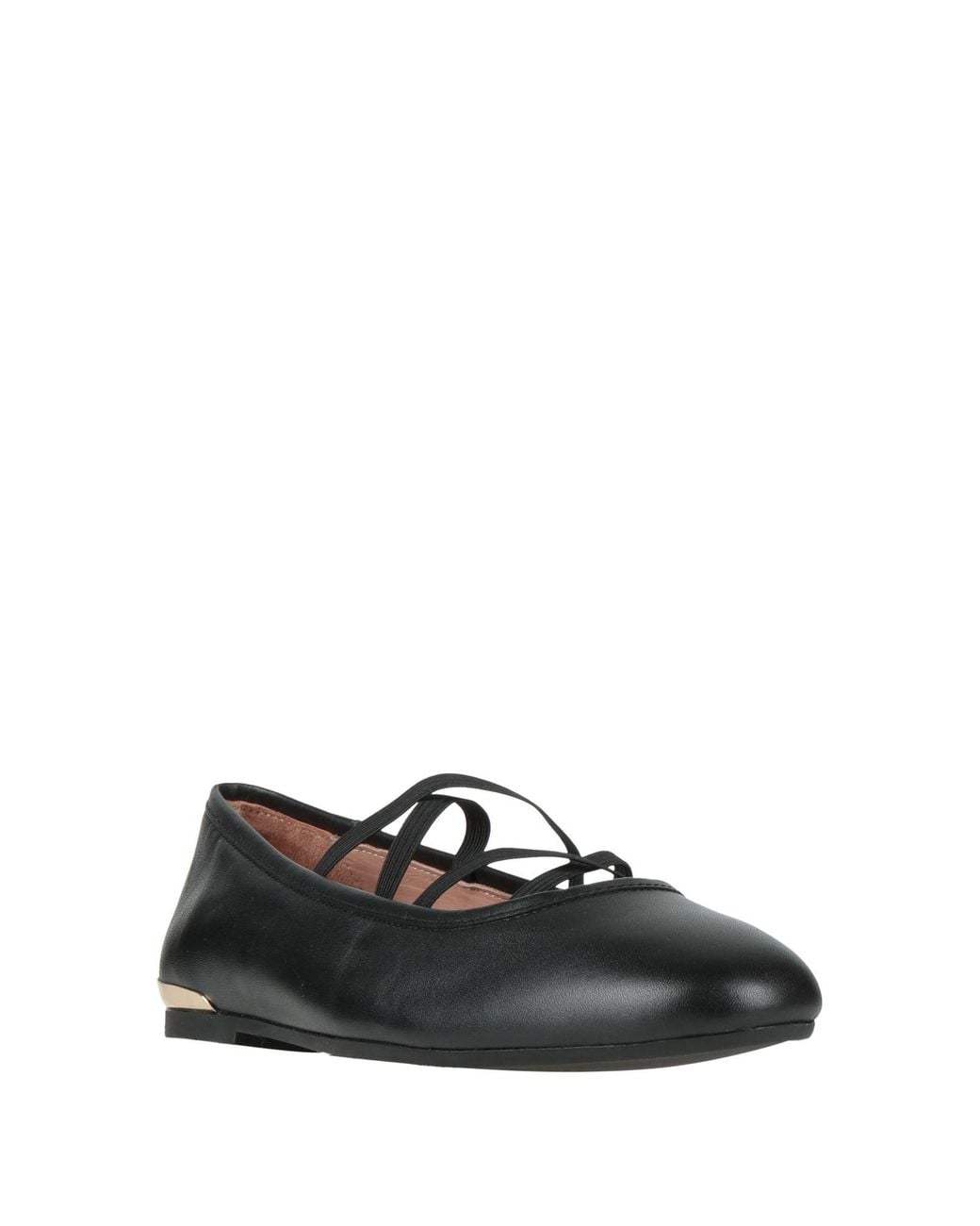 Love Moschino Black Ballet Flats Leather