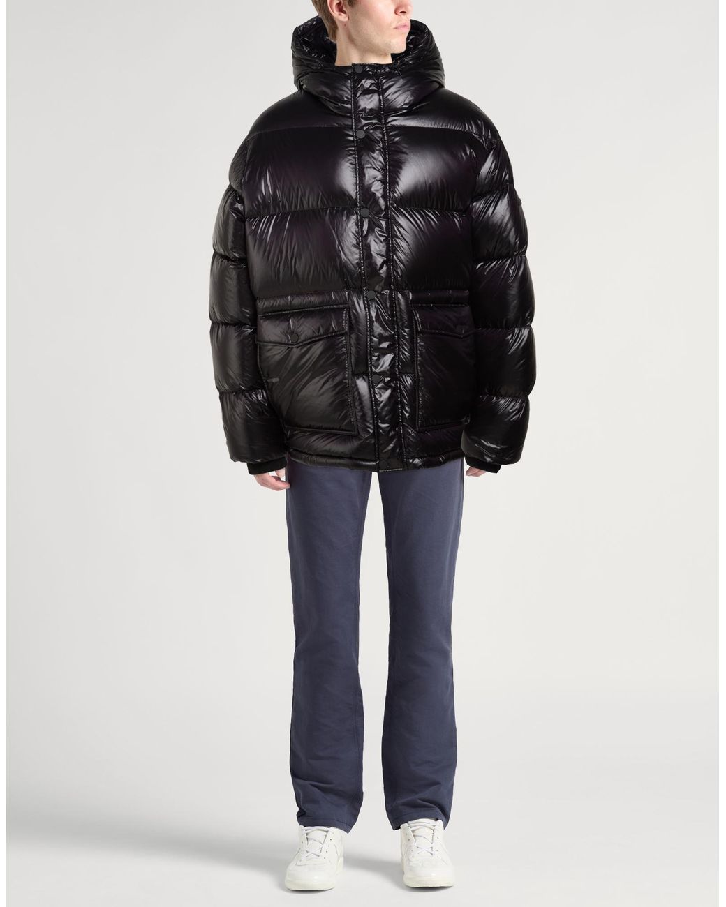 EA7 Black Puffer for men
